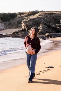 séance grossesse à la plage - artemesiaphotographie
