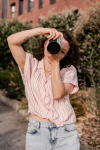 portrait de la photographe artemesiaphotographie à nantes