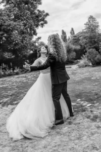 Mariage couple Rock Métal Nantes - Artemesiaphotographie